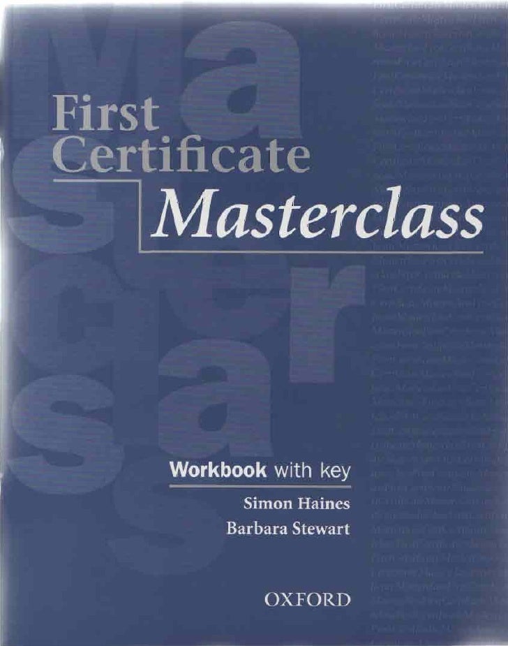 First Certificate Masterclass Workbook Pdf